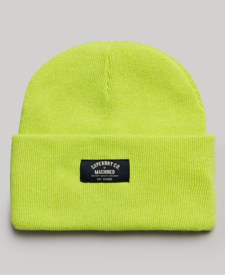 CLASSIC KNITTED  UNISEX GREEN BEANIE HAT