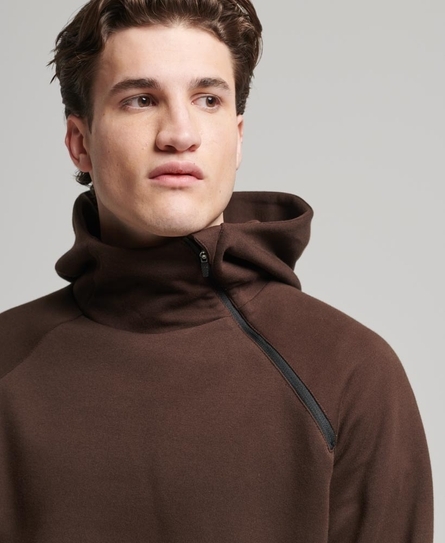 GYMTECH MEN'S BROWN HOODIE