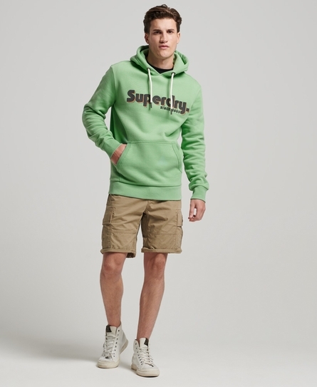 TERRAIN LOGO CLASSIC MEN'S GREEN HOODIE