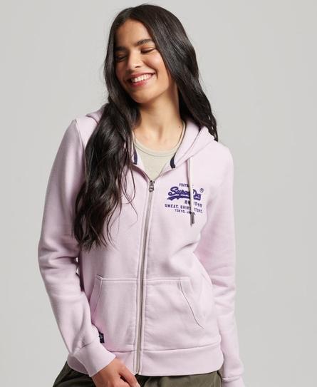 NEON VL ZIP WOMEN'S PINK HOODIE