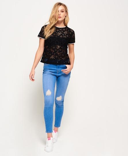 TORI ALL OVER LACE TOP
