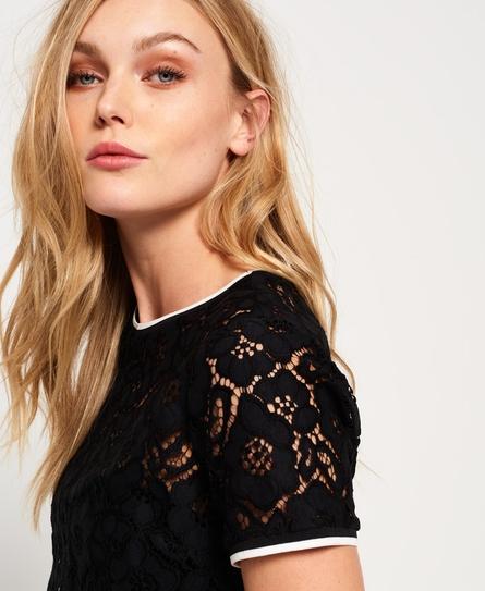 TORI ALL OVER LACE TOP