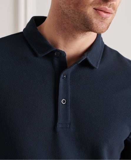 TEXTURED JERSEY POLO