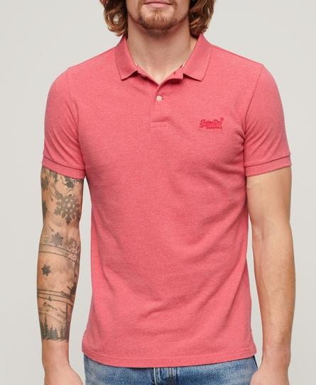 CLASSIC PIQUE MEN'S PINK POLO