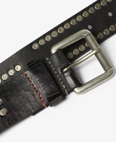 LOGO GOODS MEN'S BLACK BELT