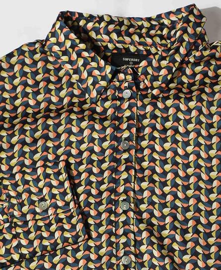 STUDIOS SATIN PRINTED WOMEN'S MULTI SHIRT