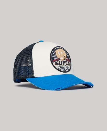 MESH TRUCKER UNISEX BLUE CAP