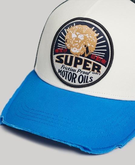 MESH TRUCKER UNISEX BLUE CAP