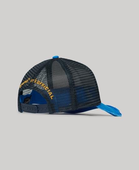 MESH TRUCKER UNISEX BLUE CAP