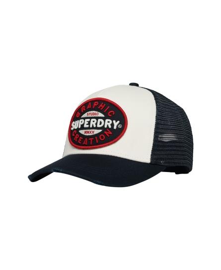 MESH TRUCKER UNISEX BLUE CAP