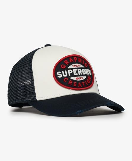 MESH TRUCKER UNISEX BLUE CAP