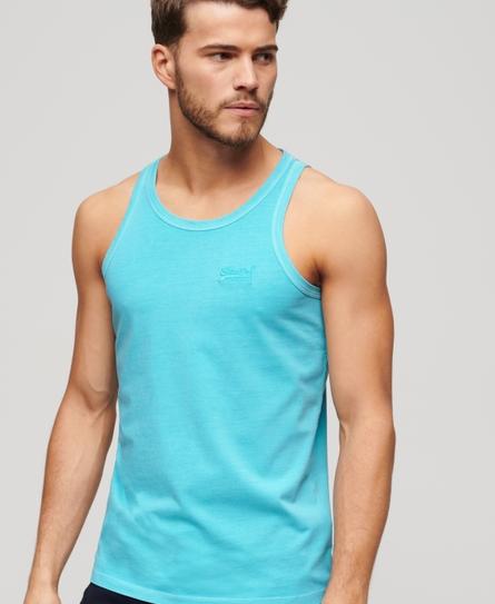 ESSENTIAL LOGO NEON MEN'S BLUE VEST