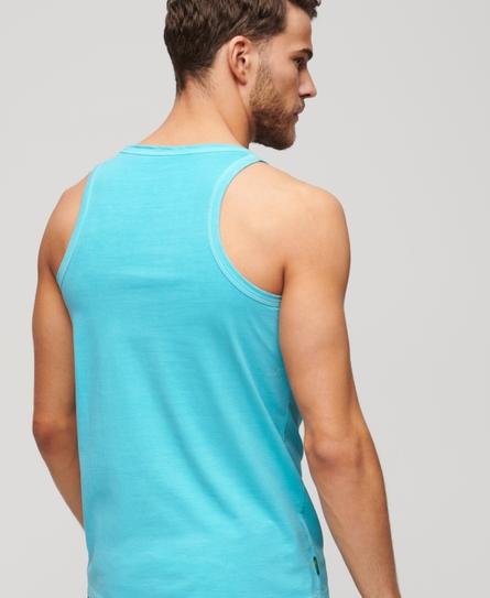 ESSENTIAL LOGO NEON MEN'S BLUE VEST