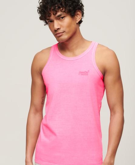 ESSENTIAL LOGO NEON MEN'S PINK VEST