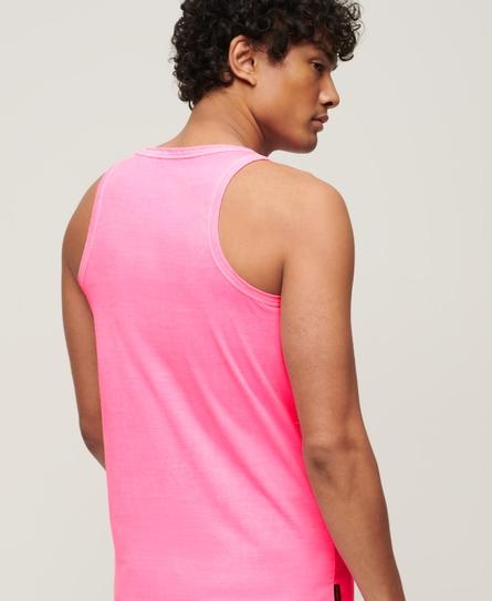 ESSENTIAL LOGO NEON MEN'S PINK VEST