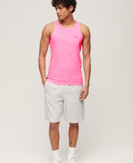 ESSENTIAL LOGO NEON MEN'S PINK VEST