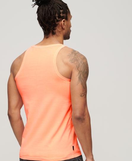 ESSENTIAL LOGO NEON MEN'S ORANGE VEST