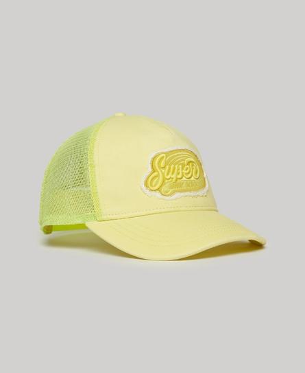 FLURO MESH TRUCKER UNISEX YELLOW CAP