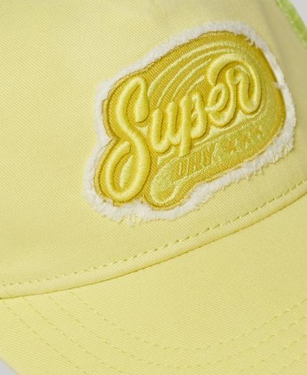 FLURO MESH TRUCKER UNISEX YELLOW CAP