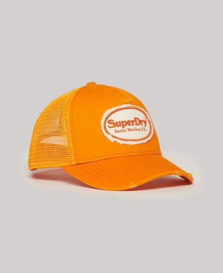 FLURO MESH TRUCKER UNISEX ORANGE CAP