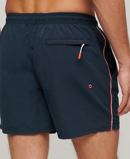 SPORTSWEAR EMBROIDERED 15 MEN'S BLUE SWIM SHORT