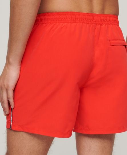 SPORTSWEAR EMBROIDERED 15 MEN'S RED SWIM SHORT