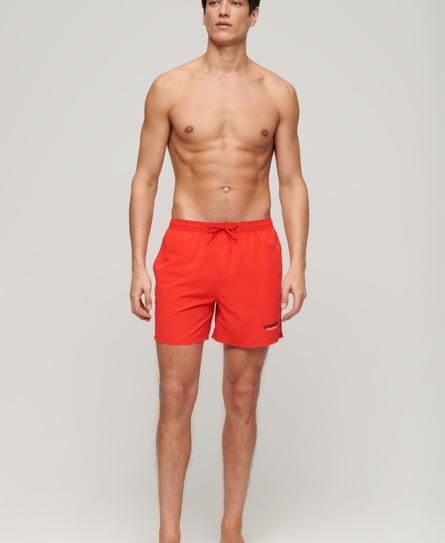 SPORTSWEAR EMBROIDERED 15 MEN'S RED SWIM SHORT