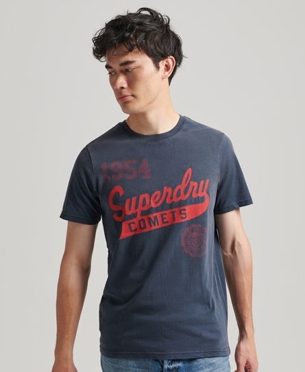 VINTAGE HOME RUN BLUE T-SHIRT