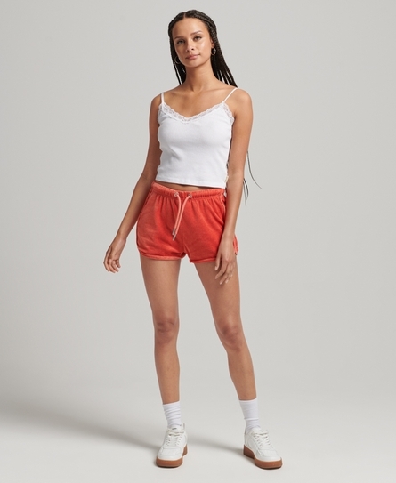 VLE VELOUR RACER ORANGE SHORT