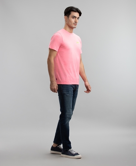 ORANGE LABEL HYPER POP MEN'S PINK T-SHIRT