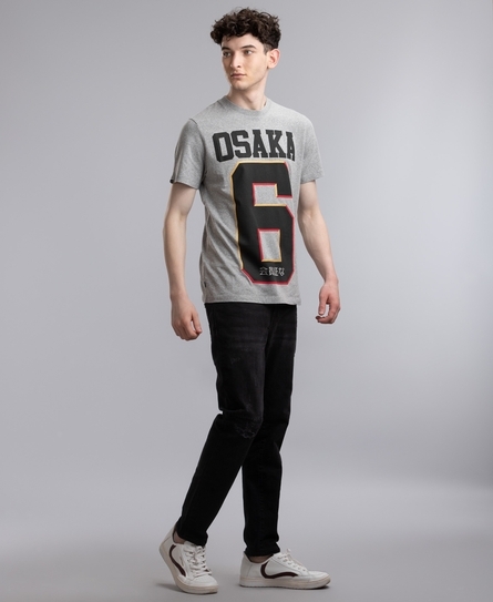 OSAKA MEN'S GREY T-SHIRT