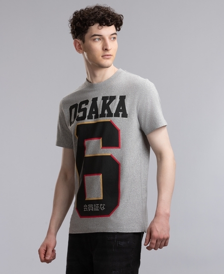 OSAKA MEN'S GREY T-SHIRT