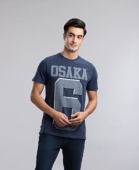 OSAKA MEN'S BLUE T-SHIRT