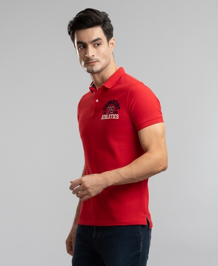 CLASSIC SUPERSTATE S/S MEN'S RED POLO