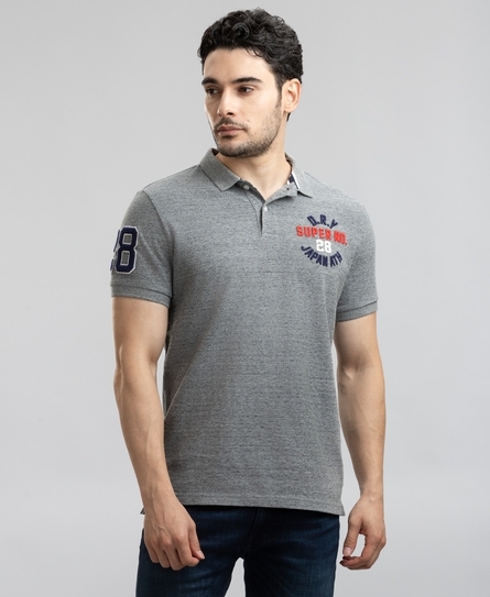 CLASSIC SUPERSTATE S/S MEN'S GREY POLO