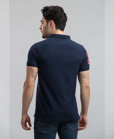 SUPERSTATE MEN'S BLUE POLO