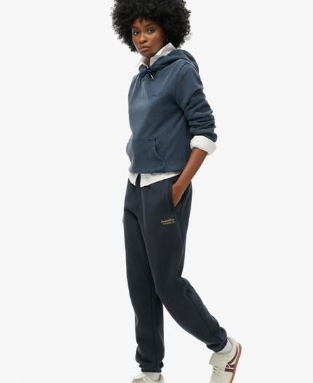 ESSENTIAL LOGO WOMEN'S BLUE CUFFED JOGGER