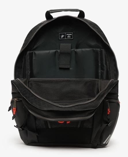 TARP AOP UNISEX BLACK RUCKSACK