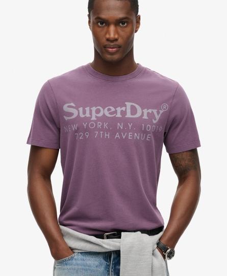 TONAL VENUE LOGO MEN'S PURPLE T-SHIRT