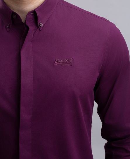 PREMIUM STRETCH TAPED MEN'S PURPLE SHIRT