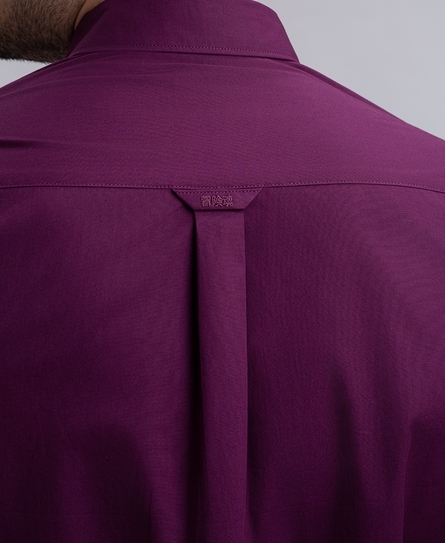 PREMIUM STRETCH TAPED MEN'S PURPLE SHIRT