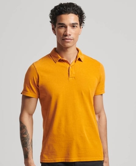 STUDIOS JERSEY MEN'S YELLOW POLO