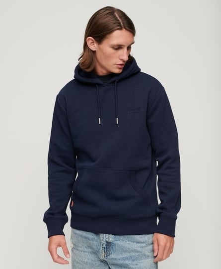 ESSENTIAL LOGO MEN'S BLUE HOODIE