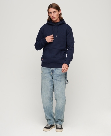 ESSENTIAL LOGO MEN'S BLUE HOODIE