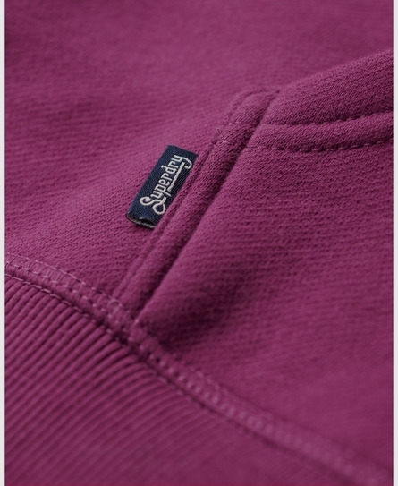 ESSENTIAL LOGO WOMEN'S PURPLE HOODIE