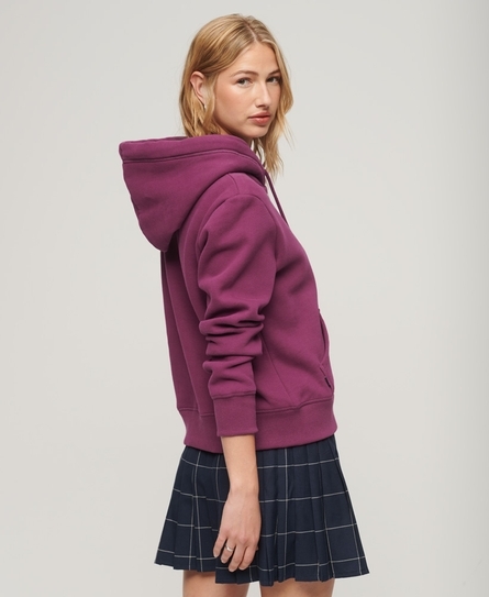 ESSENTIAL LOGO WOMEN'S PURPLE HOODIE