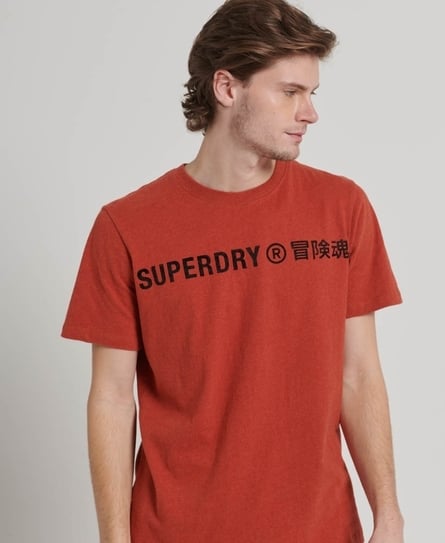 WORKWEAR LOGO VINTAGE MEN'S ORANGE T-SHIRT