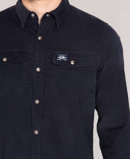 TRAILSMAN L/S CORD MEN'S BLUE SHIRT