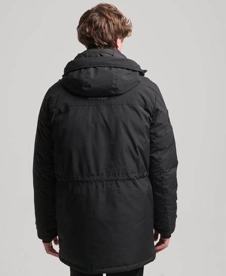 CITY PADDED PARKA MEN'S BLACK JACKET