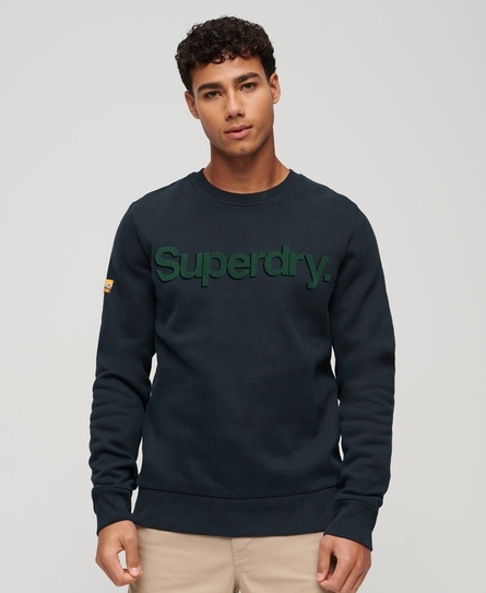 CORE LOGO CLASSIC MEN'S BLUE SWEATSHIRT